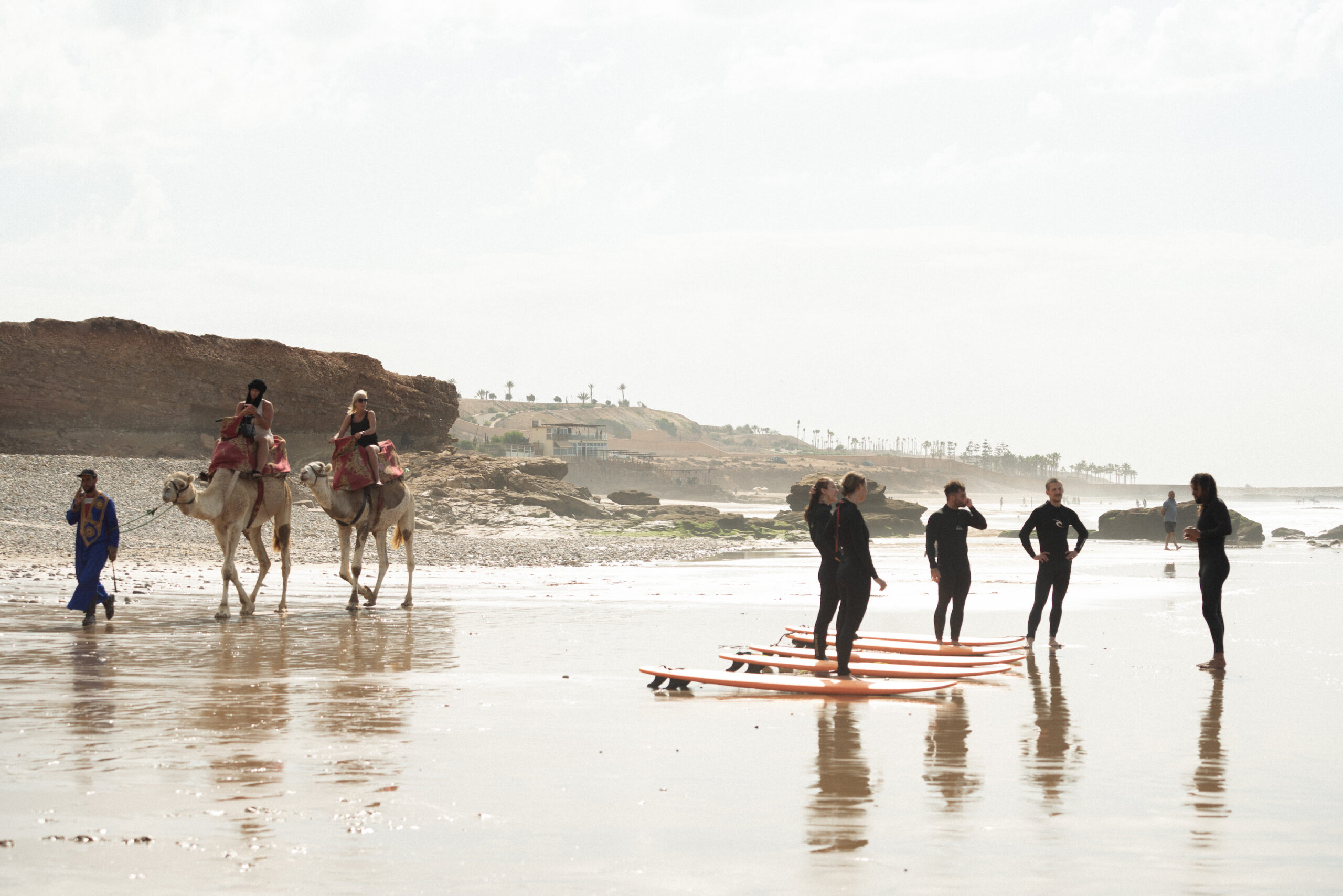Tamraght Morocco â€” authentic Berber fishing village with consistent Atlantic beach breaks